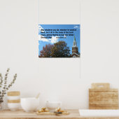 Colossians 3:17 En wat je ook doet, of... Poster (Keuken)