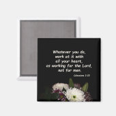 Colossians 3:23 magneet (Voorkant / Achterkant)