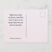 Colossians 3:2 briefkaart (Achterkant)