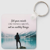 Colossians 3:2 sleutelhanger (Achterkant)