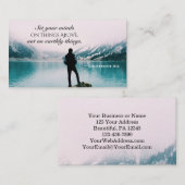 Colossians 3:2 visitekaartje (Voorkant / Achterkant)