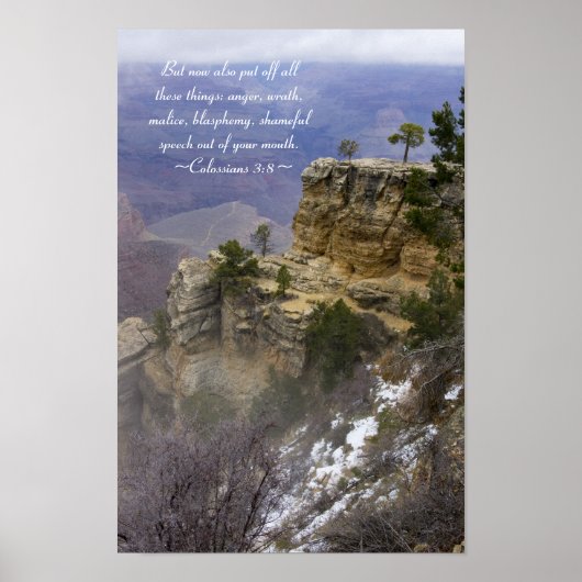 Colossians 3:8 Poster (Voorkant)