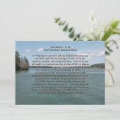 Colossians Complete Coverage Prayer Note Kaart (Staand voorkant)