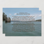 Colossians Complete Coverage Prayer Note Kaart (Voorkant / Achterkant)