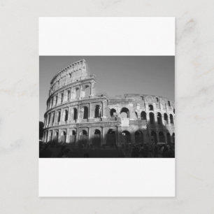 Colossium zwart-wit briefkaart