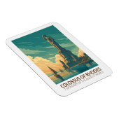 Colossus of Rhodes Seven Wonders of the World Art Magneet (Rechterzijde)