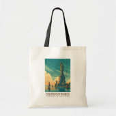 Colossus of Rhodes Seven Wonders of the World Art Tote Bag (Voorkant)
