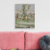 Colossus of Rhodos, details van de strootstaaf Canvas Afdruk (Insitu (Woonkamer))