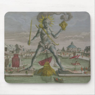 Colossus of Rhodos, details van de strootstaaf Muismat