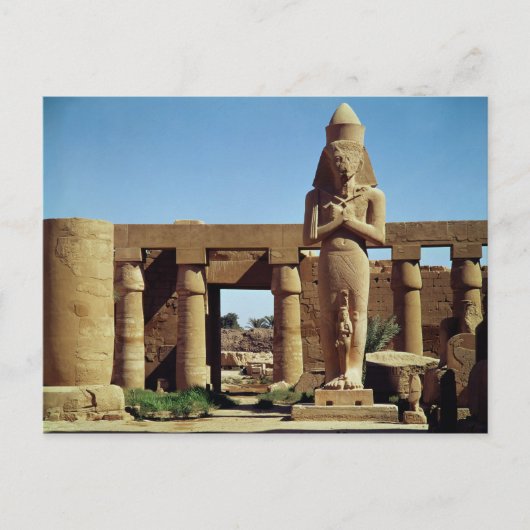 Colossus van Ramses II: standbeeld van Ramses Briefkaart (Voorkant)