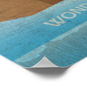 Colossus van Rhodes het Ancient Wonder Poster (Hoek)