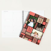 Colour Block Coral 6 Foto Chic School Planner (Display)