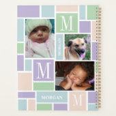 Colour Block Fun Pastels 6 Foto School Planner (Achterkant)