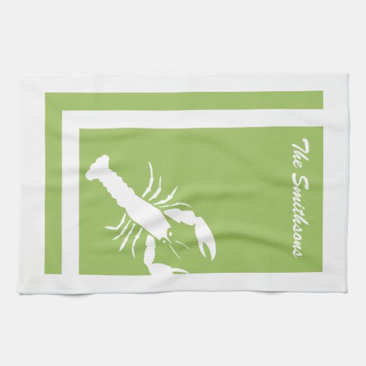 Colour Block Lobster American MoJo Kitchen Towels Theedoek (Horizontaal)