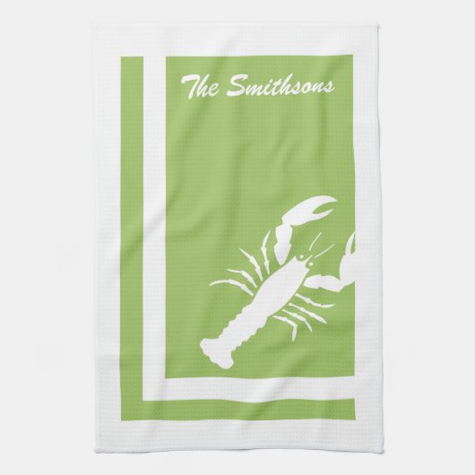 Colour Block Lobster American MoJo Kitchen Towels Theedoek (Verticaal)