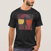 Colour Block Vitruvian Man T-shirt (Voorkant)