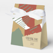 Colour Block Wedding Autumn ID740 Bedankdoosjes (Voorkant Zijde)