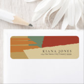 Colour Block Wedding Autumn ID740 Etiket (Insitu)