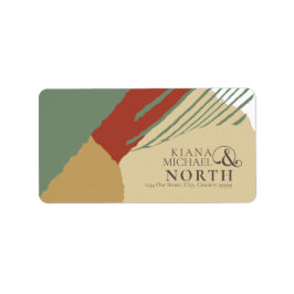 Colour Block Wedding Autumn ID740 Etiket