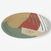 Colour Block Wedding Autumn ID740 Papieren Bordje (Gekanteld)