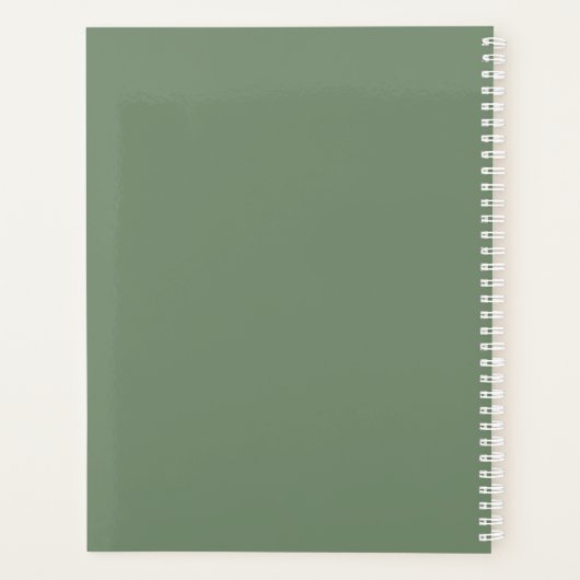 Colour Block Wedding Autumn ID740 Planner (Achterkant)