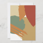 Colour Block Wedding Autumn ID740 Save The Date (Achterkant)