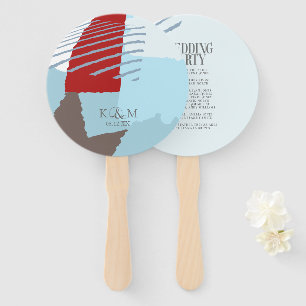 Colour Block Wedding Party Winter ID740 Handwaaier