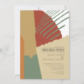 Colour Block Wedding Rehearsal Dinner herfst ID740 Kaart (Voorkant)