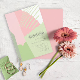 Colour Block Wedding Rehearsal Dinner Spring ID740 Kaart