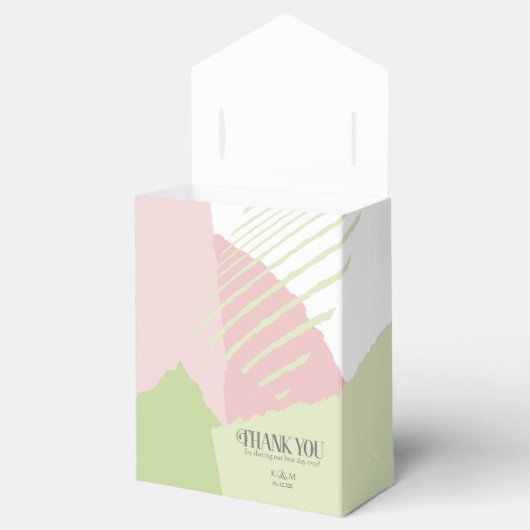 Colour Block Wedding Spring ID740 Bedankdoosjes (Geopend)