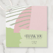 Colour Block Wedding Spring ID740 Bedankjes Labels (Voorkant)