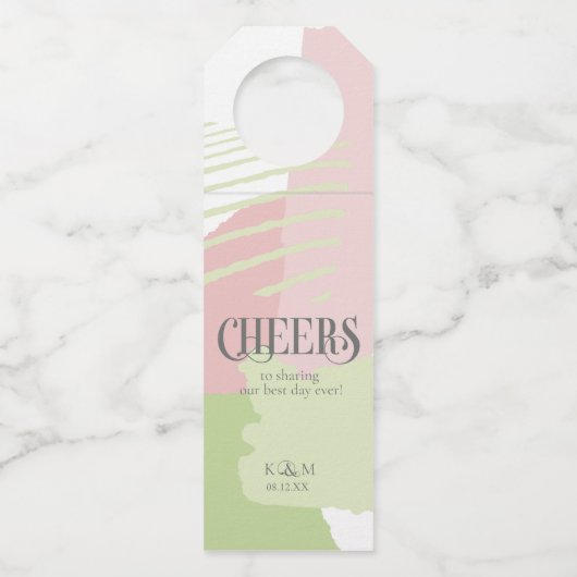 Colour Block Wedding Spring ID740 Bottle Hanger La (Voorkant)