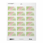 Colour Block Wedding Spring ID740 Etiket (Full Sheet)