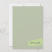 Colour Block Wedding Spring ID740 Kaart (Achterkant)