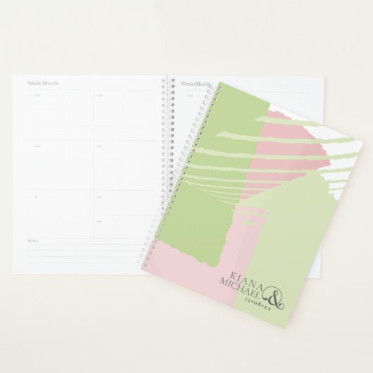 Colour Block Wedding Spring ID740 Planner (Display)