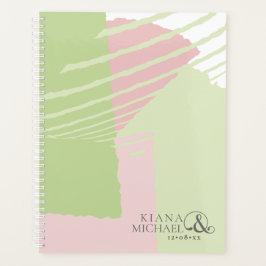 Colour Block Wedding Spring ID740 Planner
