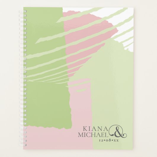Colour Block Wedding Spring ID740 Planner (Voorkant)