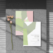 Colour Block Wedding Spring ID740 Save The Date