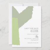 Colour Block Wedding Spring ID740 Save The Date (Voorkant)