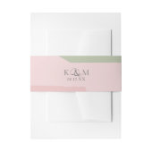 Colour Block Wedding Spring ID740 Uitnodigingen Wikkel (Voorkant Voorbeeld)