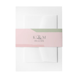 Colour Block Wedding Spring ID740 Uitnodigingen Wikkel