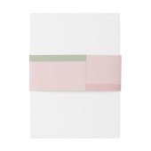 Colour Block Wedding Spring ID740 Uitnodigingen Wikkel (Achterkant Voorbeeld)