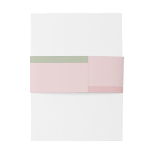 Colour Block Wedding Spring ID740 Uitnodigingen Wikkel (Achterkant Voorbeeld)