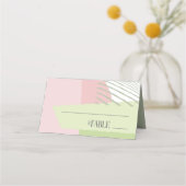 Colour Block Wedding Table Spring ID740 Plaatskaartje (Voorkant)