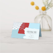 Colour Block Wedding Table Winter ID740 Plaatskaartje (Achterkant)