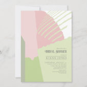 Colour Block Wedding Vrijgezellenfeest Spring ID74 Kaart (Voorkant)