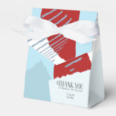 Colour Block Wedding Winter ID740 Bedankdoosjes (Voorkant Zijde)