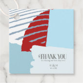 Colour Block Wedding Winter ID740 Bedankjes Labels (Voorkant)