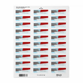 Colour Block Wedding Winter ID740 Etiket (Full Sheet)