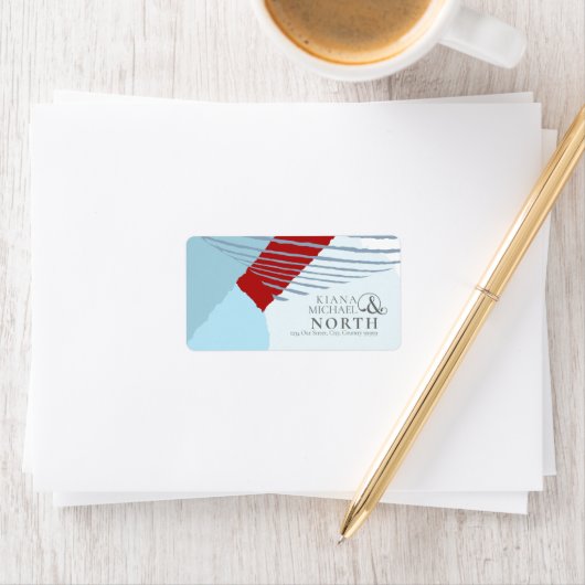 Colour Block Wedding Winter ID740 Etiket (Insitu)